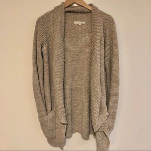 Monk & Lou beige cardigan with pockets